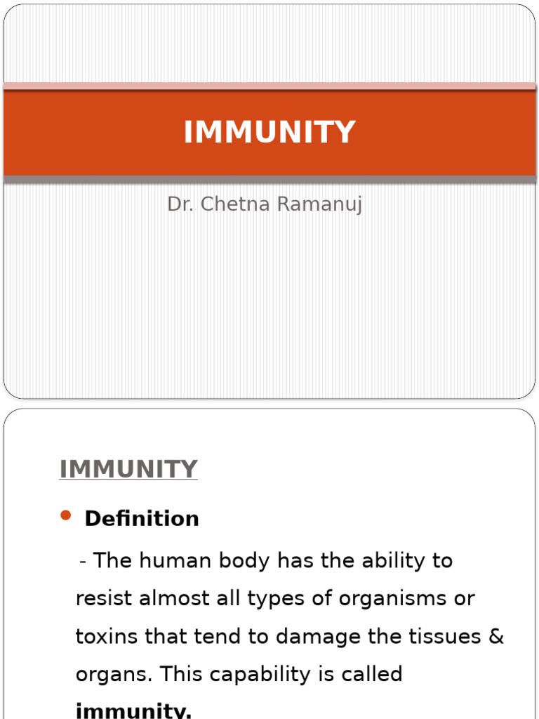 Understanding Human Immunity Types | PDF | Immune System | T Cell