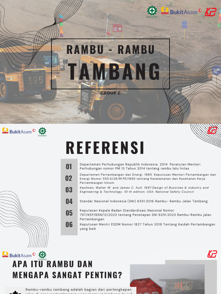 Rambu-Rambu Tambang-Group C | PDF