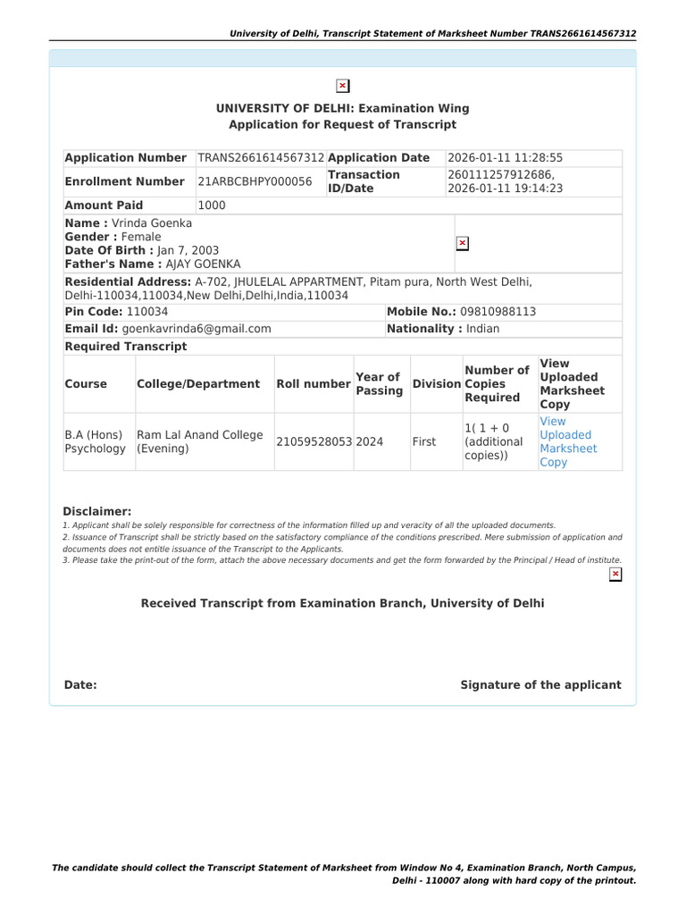 TRANS2661614567312transcript_marksheetCertificate | PDF