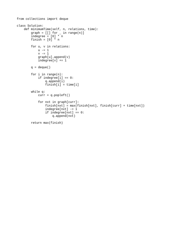 Minimum Time Calculation for Tasks | PDF