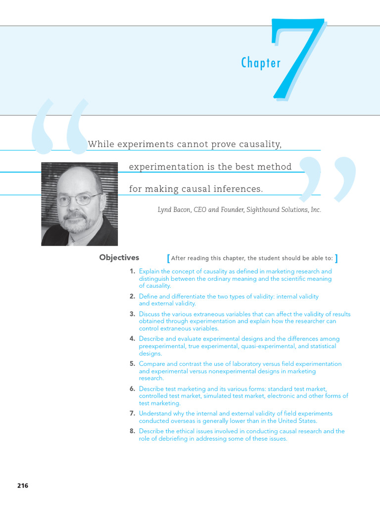 While Experiments Cannot Prove Causality, Experimentation Is The Best ...