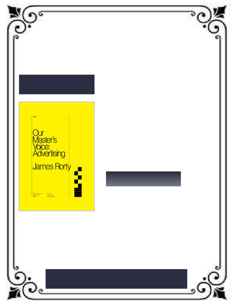 Our master s voice advertising James Rorty And Jefferson Pooley eBook ...