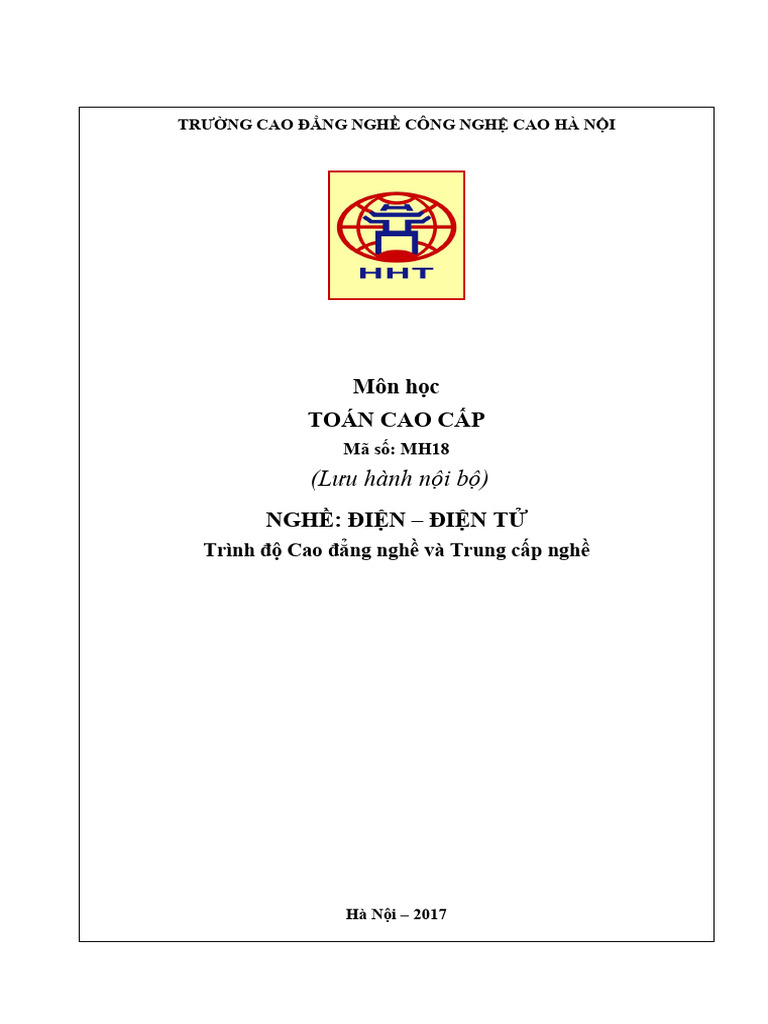 Toan Cao Cap | PDF