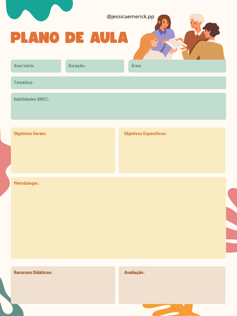 Plano de Aula: Estrutura e Objetivos | PDF