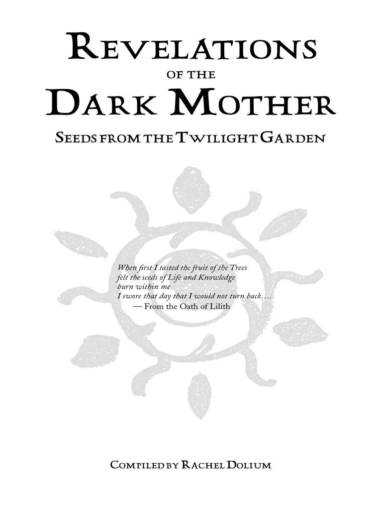 Revelations of the Dark Mother Guide | PDF