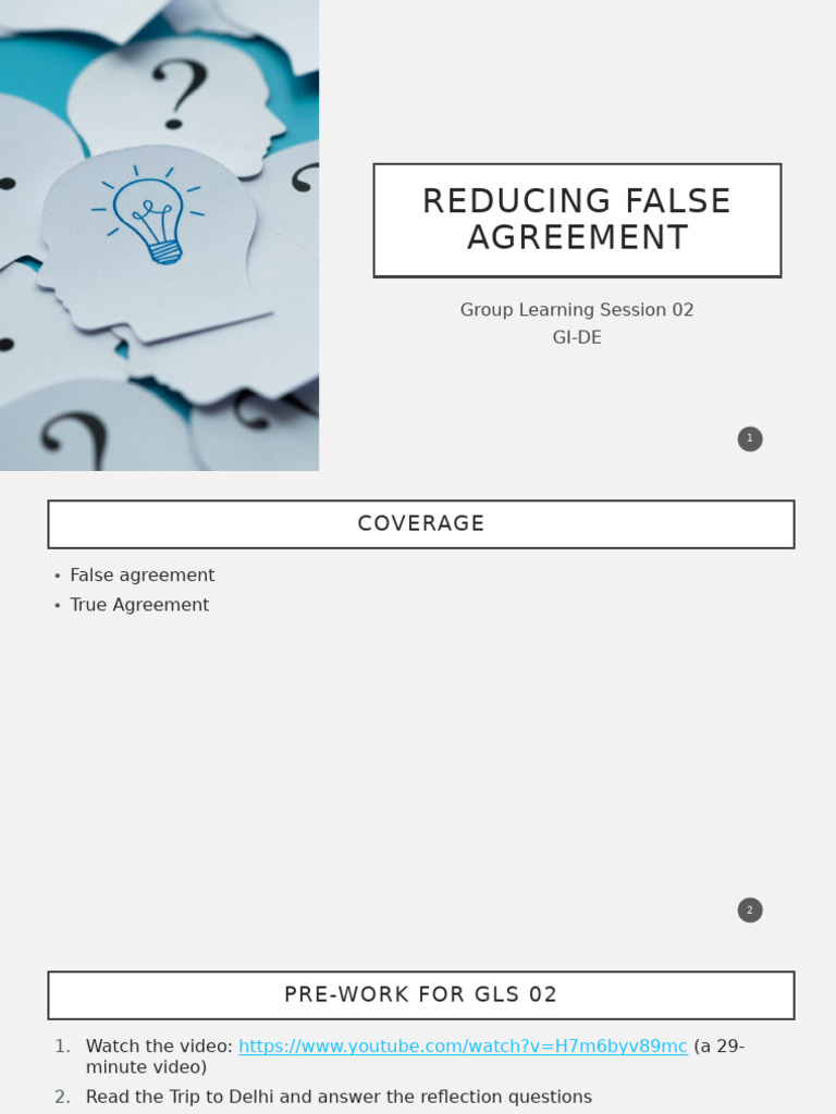 02. GLS Valuing All Opinions copy | PDF | Courage | Behavioural Sciences