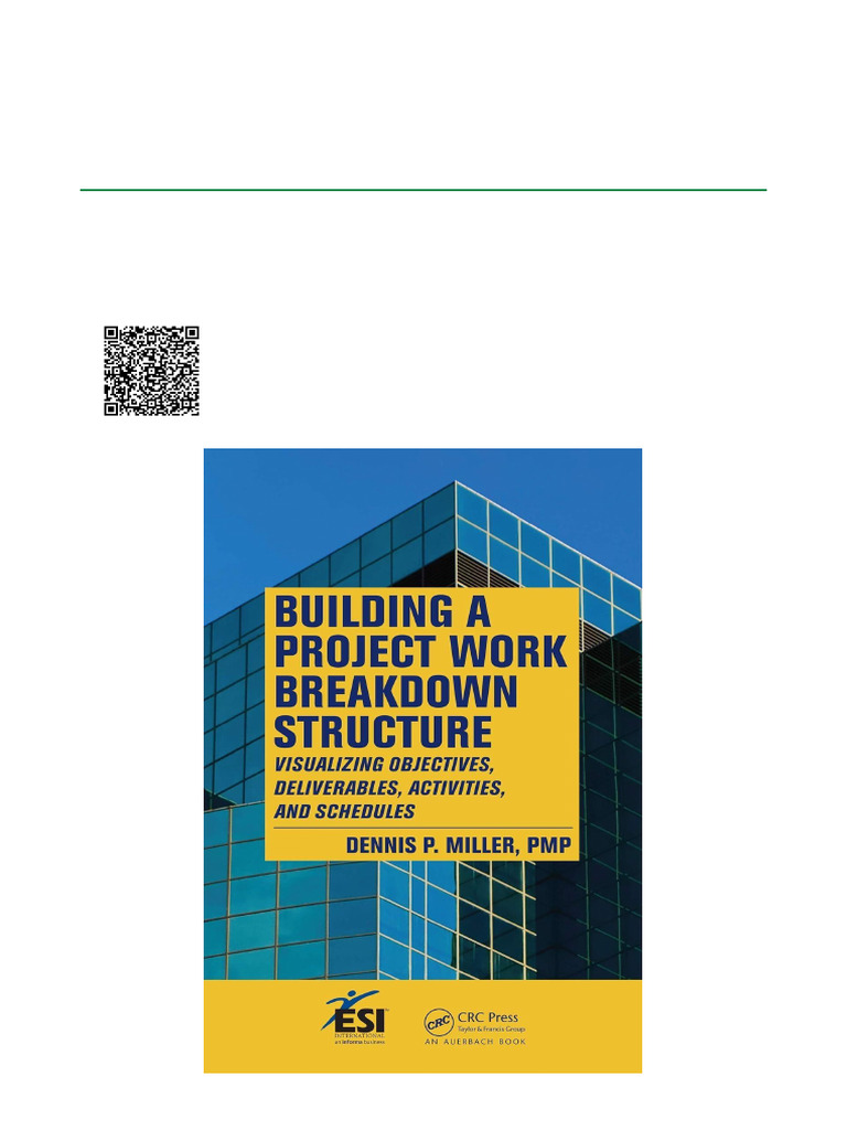 Building a Project Work Breakdown Structure Visualizing Objectives ...