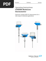 TM411 Manual for Hygienic Thermometers | PDF | Calibration | Temperature