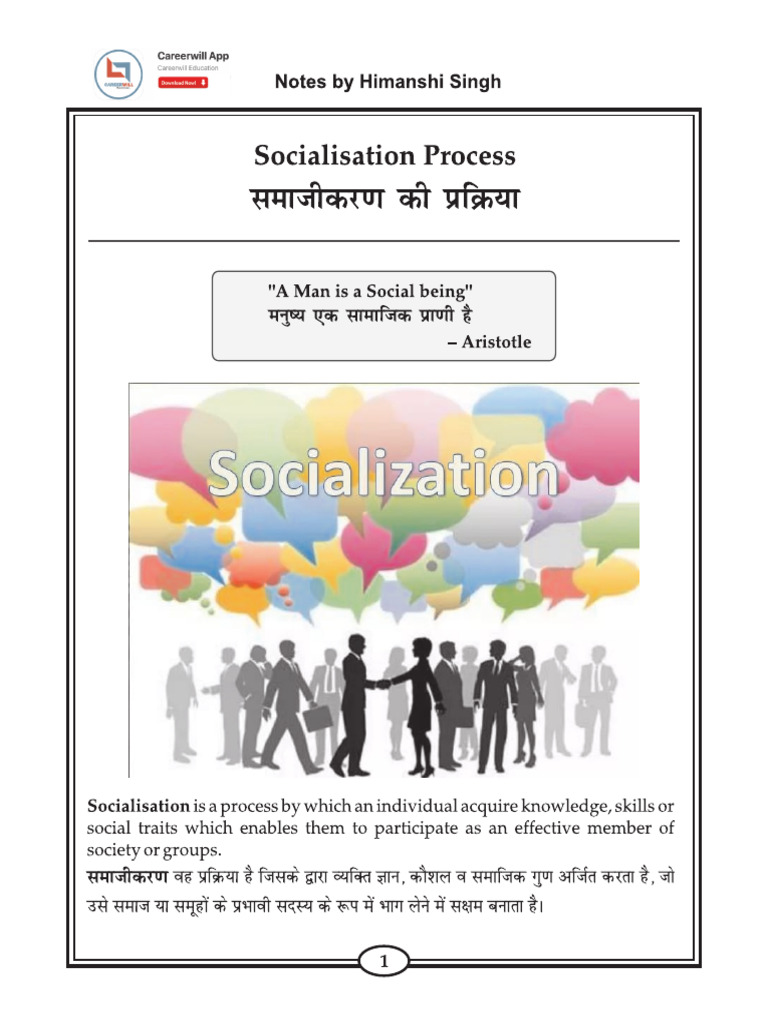 Socialization Process | PDF