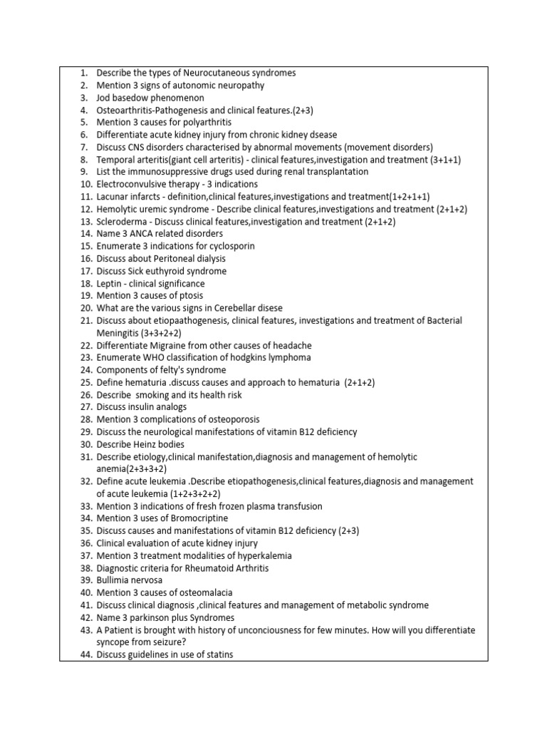 Medical Conditions and Treatments Overview | PDF | Anemia | Diabetes