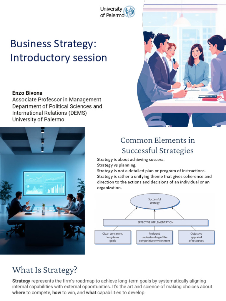Understanding Business Strategy Essentials | PDF | Strategic Management ...