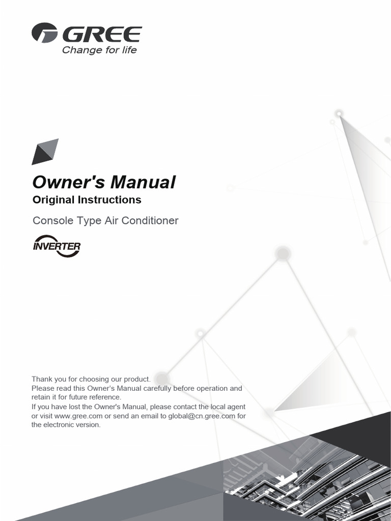 Console Users Manual Indoor ENG | PDF | Thermal Insulation | Air ...