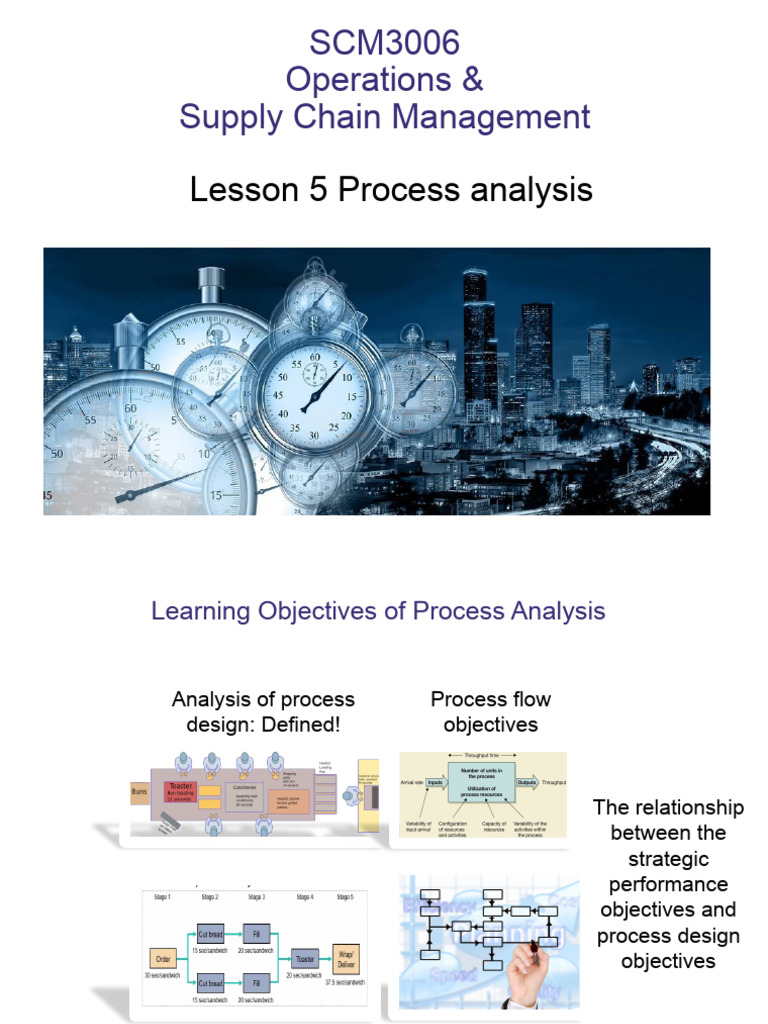 Process Analysis in Supply Chain Management | PDF