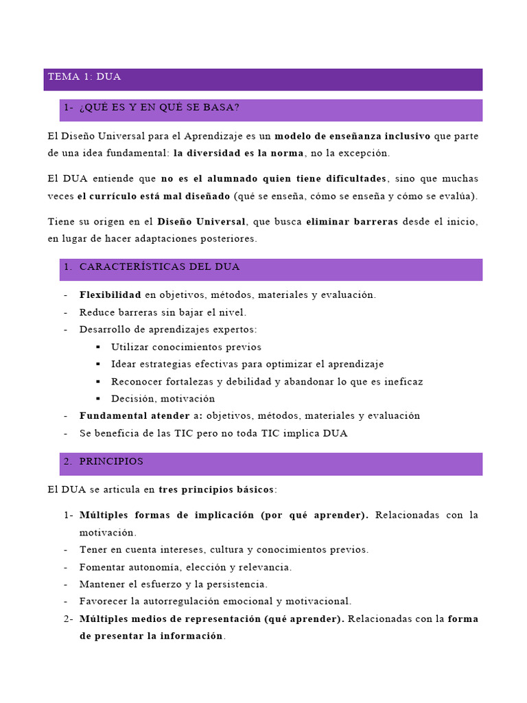 DUA y Diversidad: Educación Inclusiva | PDF | Género | Estudios de género