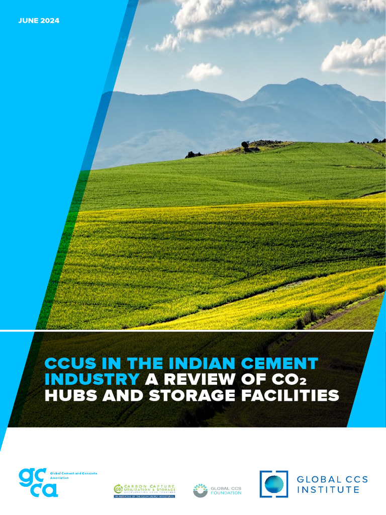 CCUS in The Indian Cement Industry Report | PDF | Carbon Capture And ...