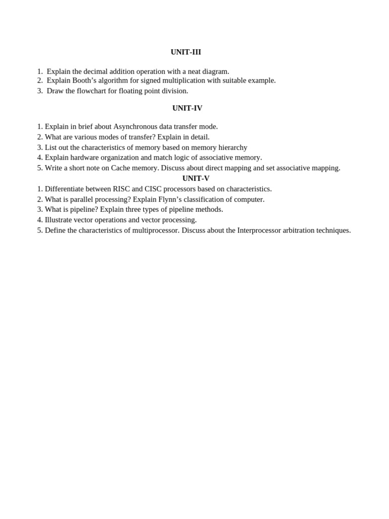 COA Imp QP | PDF