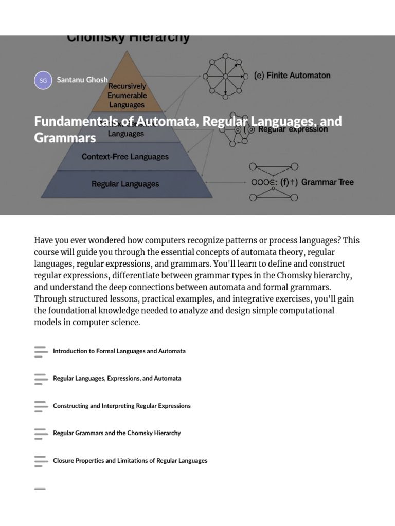 Introduction to Automata and Languages | PDF | Automata Theory | Syntax ...