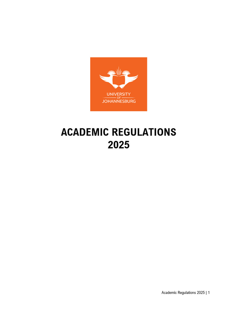 Academic Regulations 2025 Overview | PDF | Educational Assessment ...