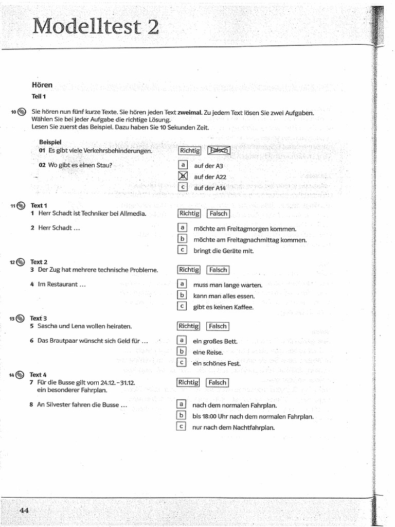 Modelltest 2 | PDF