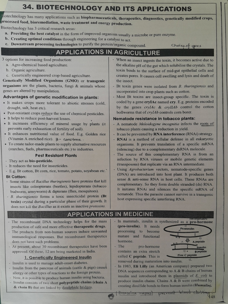 Biotechnology and Its Application | PDF