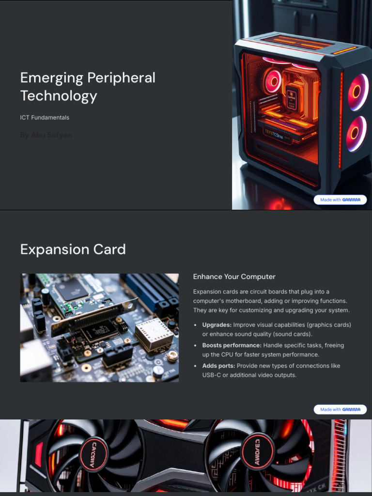 Essential Peripheral Technology Guide | PDF | Computer Network | Video