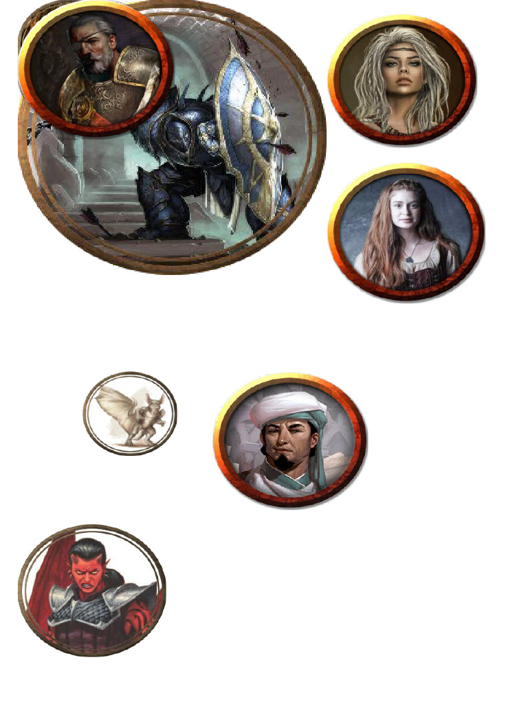 Tokens Baldur's A4 | PDF