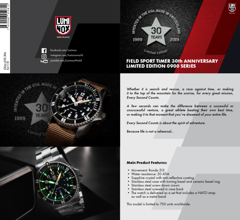 Limited Edition Field Sport Timer 30th | PDF