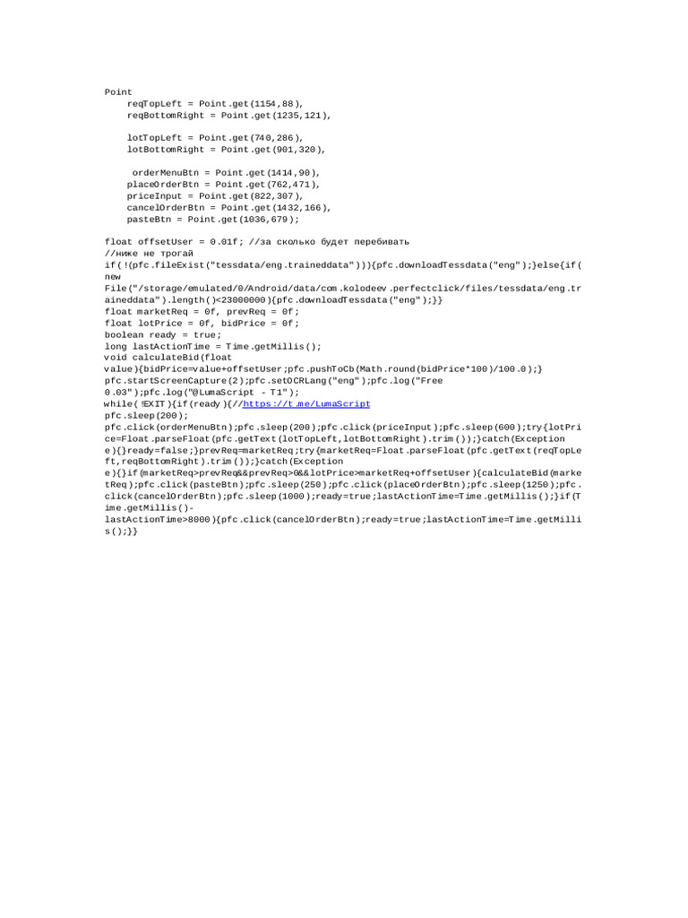 Automated Bid Placement Script | PDF
