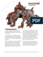 SC2 PaperCraft Cybranosaurus