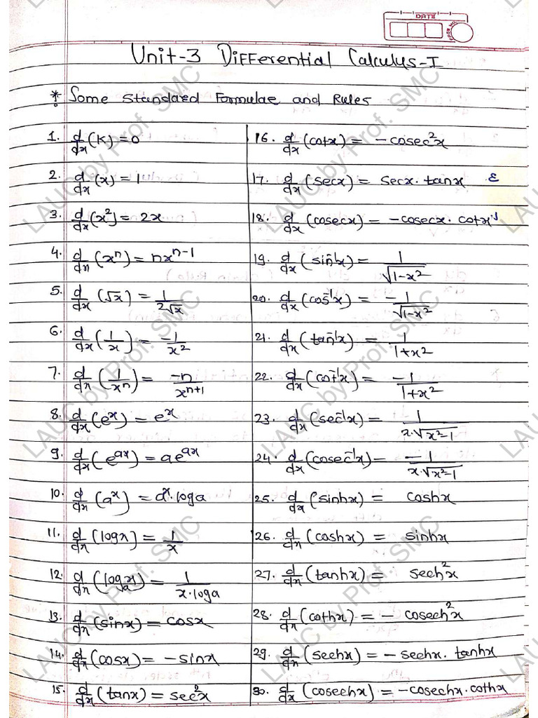LAUC Unit 3 Differential Calculus-I_compressed | PDF