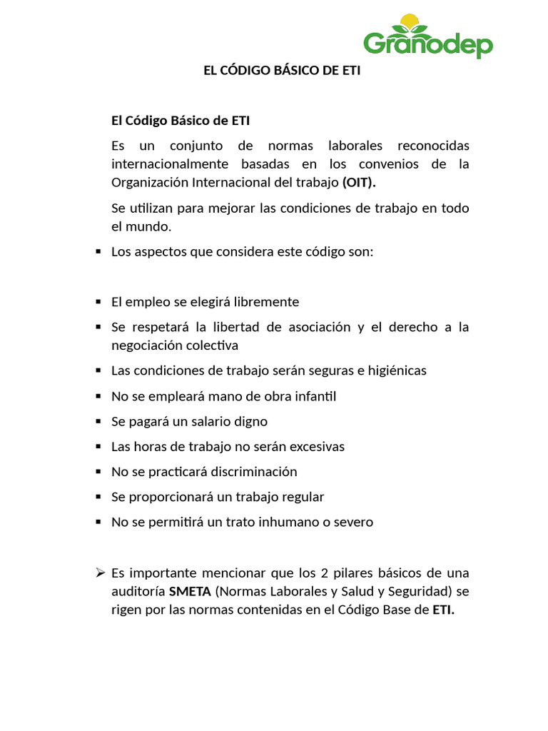 El Código Básico de Eti | PDF