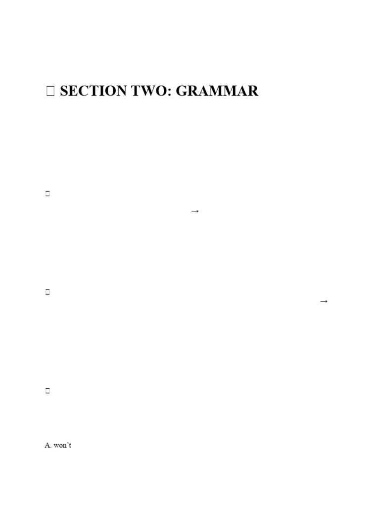 6th Grade English Grammar Exam Guide | PDF | Linguistic Morphology ...