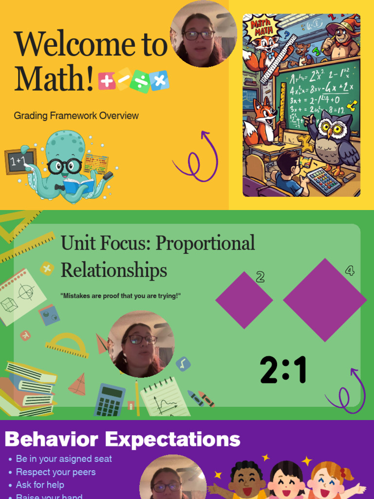Grading Framework for Math Success | PDF | Mathematics | Learning