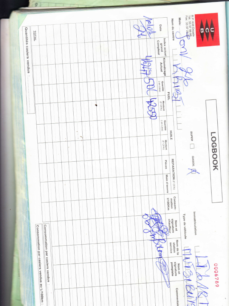 Logbook Du 05 Au 10-01-2026 | PDF