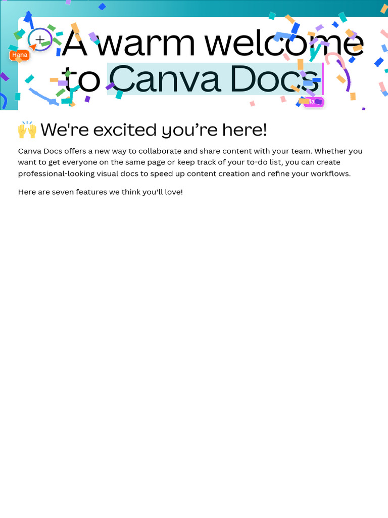 Welcome to Canva Docs.pdf | PDF