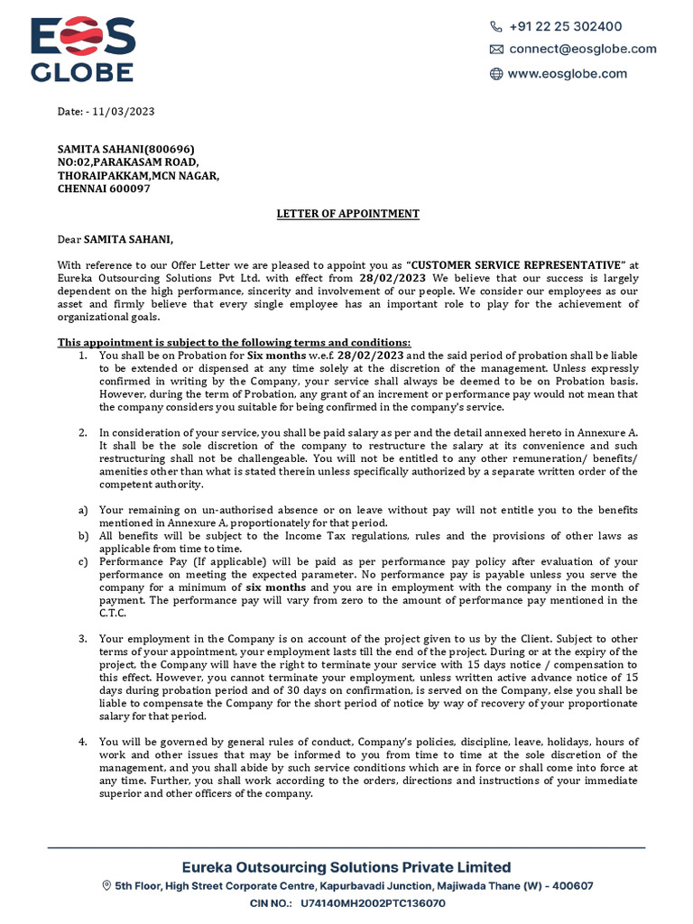 SAMITA SAHANI[800696]_Appointment Letter_Appointment Letter_Appt Letter ...