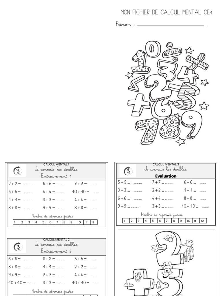 Exercices de Calcul Mental Complet | PDF