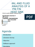 New Thermal and Fluid Flow Analysis in a Heat