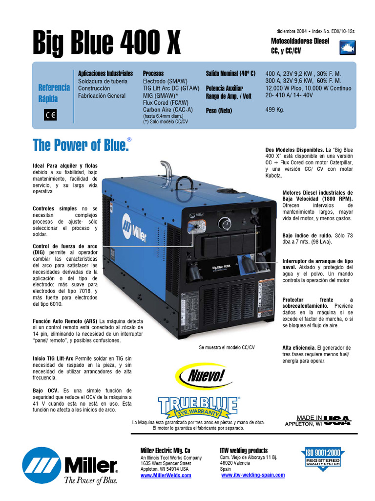 Big-Blue-400X | PDF | Soldadura | Construcción