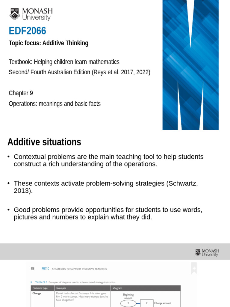 Additive Thinking in Mathematics Education | PDF | Cognition | Learning