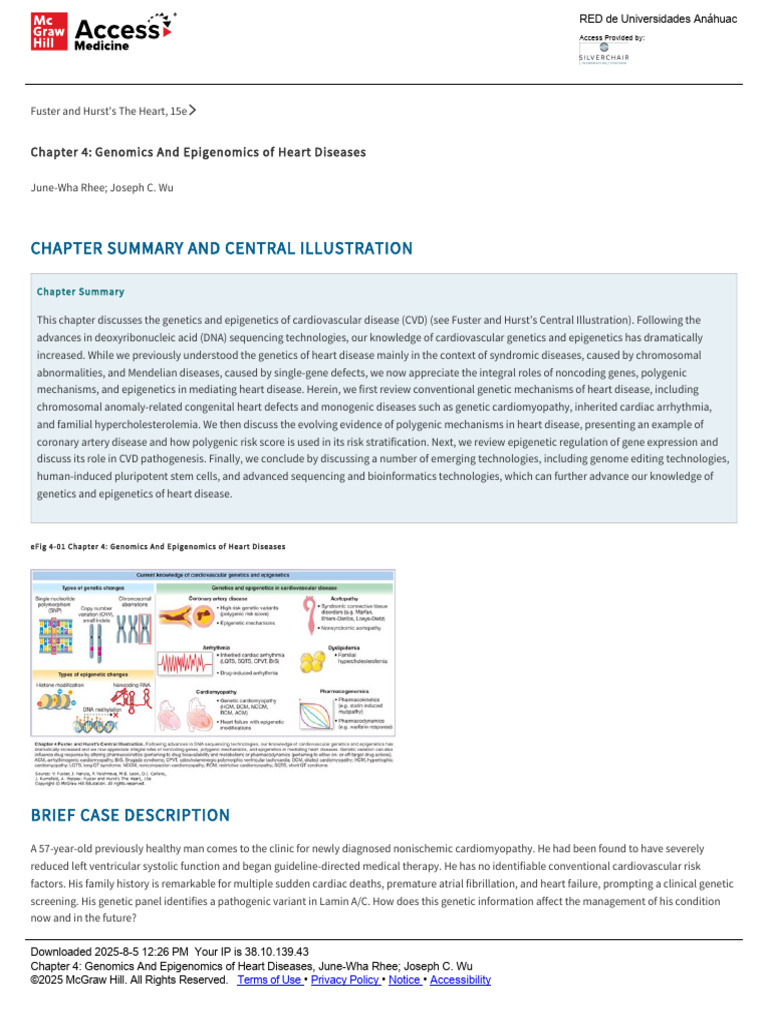 Genomics and Epigenomics of Heart Disease | PDF | Human Genome | Genome