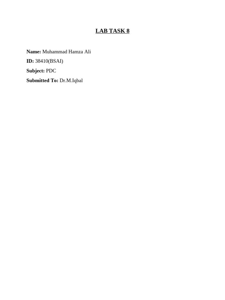 LAB TASK 8 pdc | PDF | Dependent And Independent Variables | Regression ...