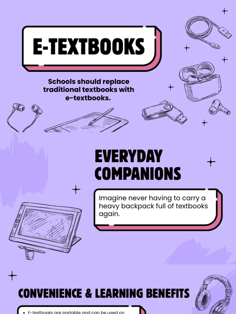 Benefits of E-Textbooks in Education | PDF
