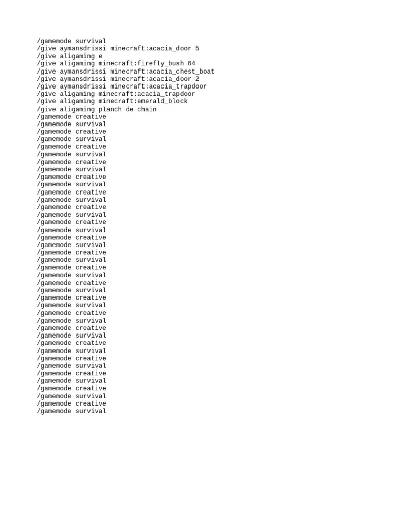 Command History | PDF