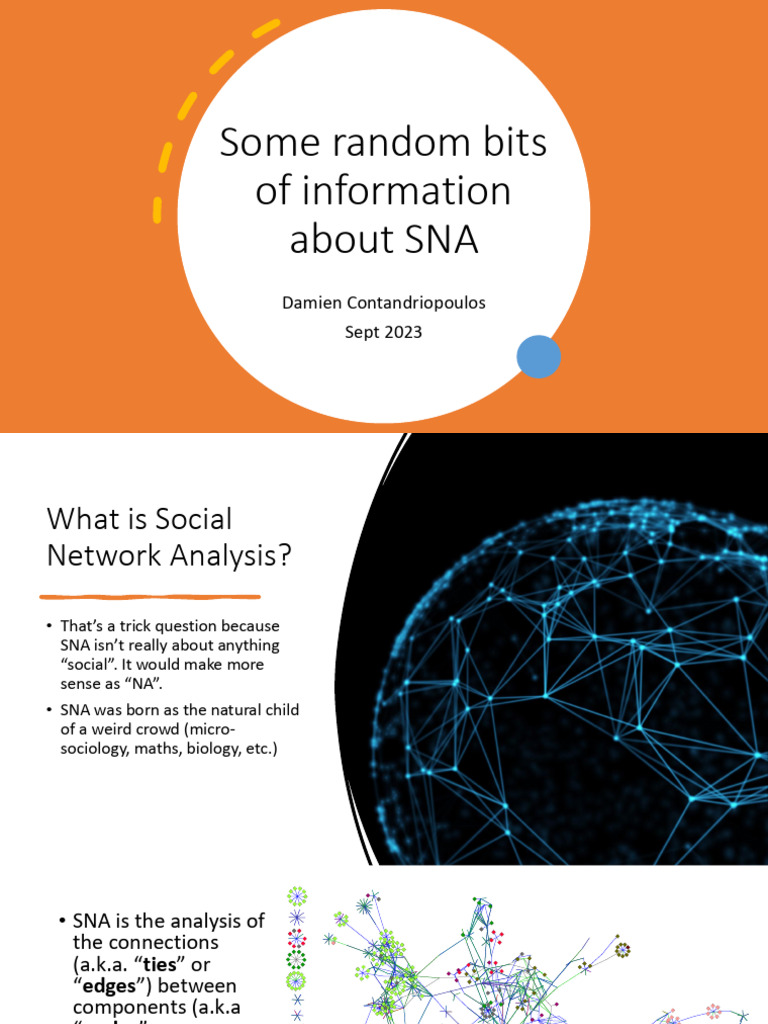 Understanding Social Network Analysis | PDF | Discrete Mathematics ...