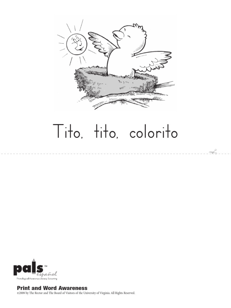 Print and Word Awareness Activities | PDF