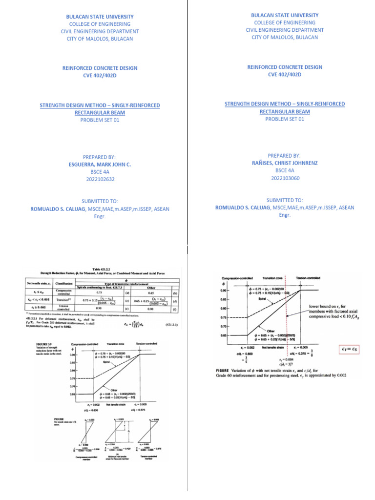 Strength Design of Rectangular Beams | PDF