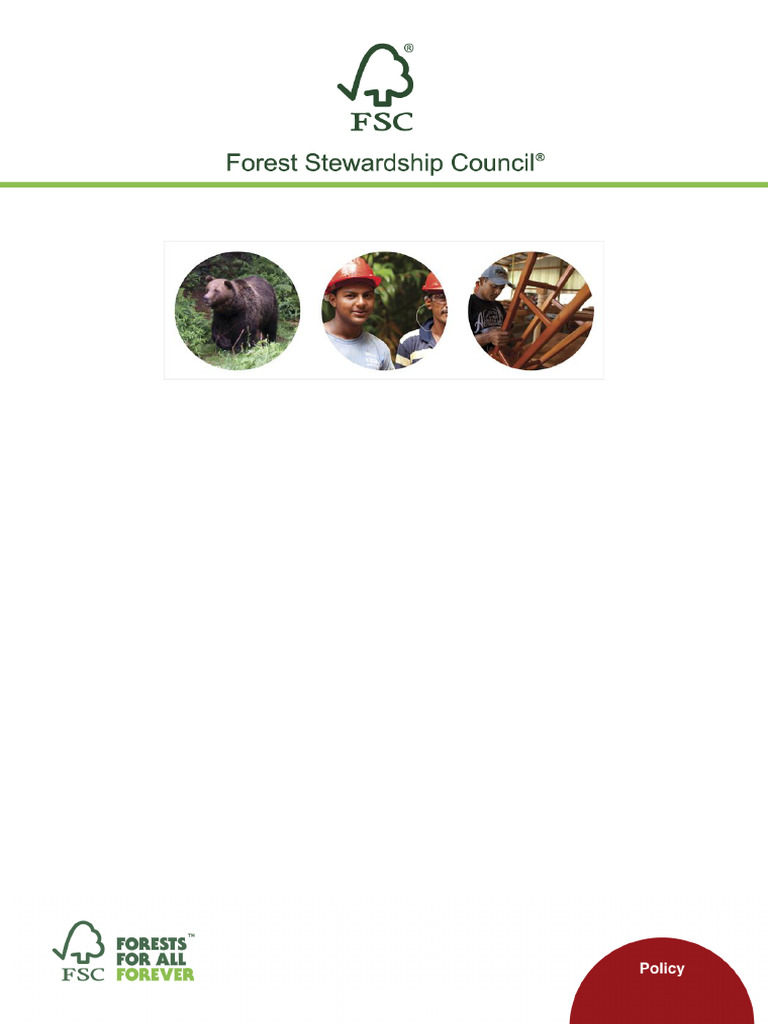 FSC-POL-20-005 V2-8 EN AAF Policy | PDF | Forest Stewardship Council ...
