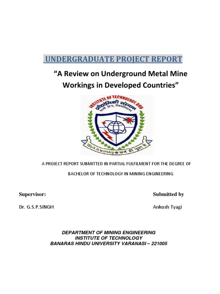 Review of Underground Metal Mines | PDF | Social Science