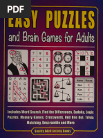 The Mind-Challenge Puzzle Book | PDF | Crossword | Word Puzzles